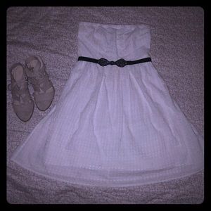 EUC - Strapless White Dress, Old Navy, Size 8